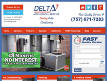 Tablet Screenshot of deltatms.com